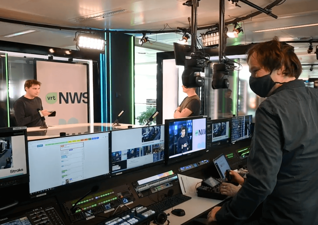 VRT online news studio / web studio